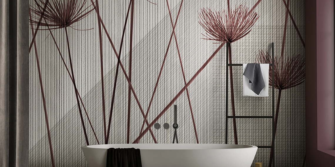 Front,View,On,Bright,Bathroom,Interior,With,Empty,White,Wall,